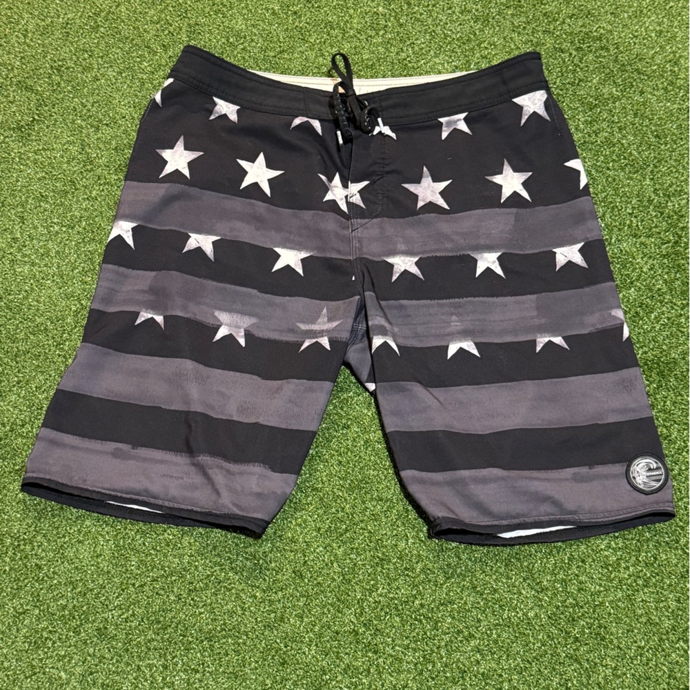 O'Neill Black and Gray Hyperfreak Shorts
